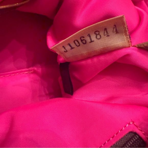 Dooney & Bourke Navy and Brown Satchel - Picture 10 of 11